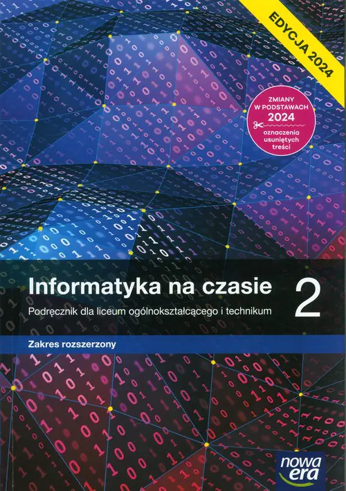 Książka - Informatyka na czasie 2. Liceum i technikum. Podręcznik. Zakres rozszerzony. Edycja 2024