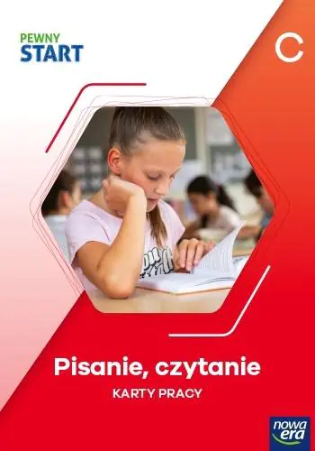Książka - PEWNY START. C Karty pracy. Czytanie, pisanie