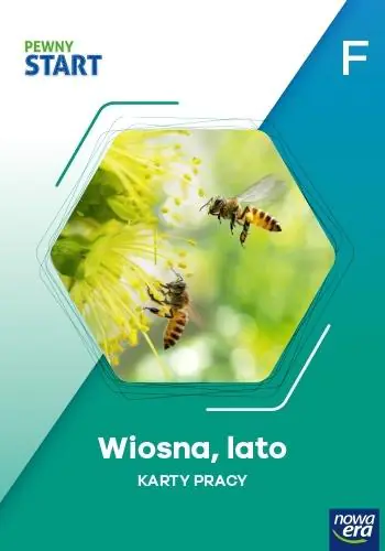 Książka - PEWNY START. F Karty pracy. Wiosna, lato