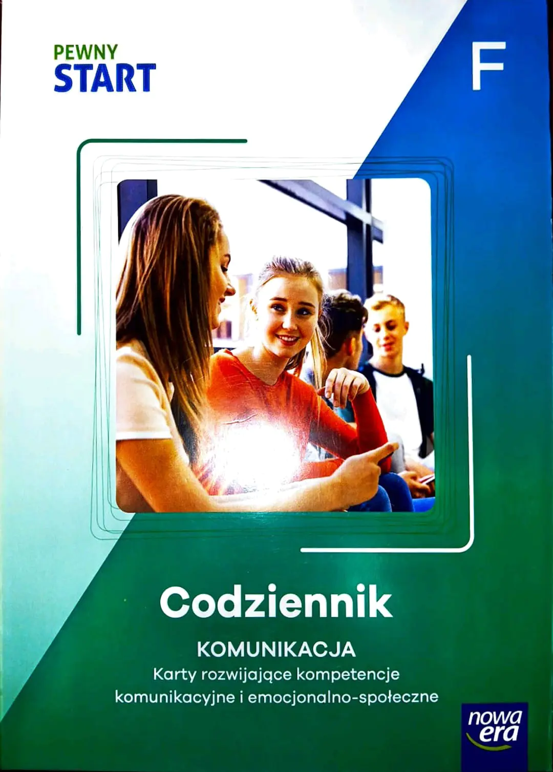 Książka - Pewny start. Poziom F. Codziennik. Komunikacja