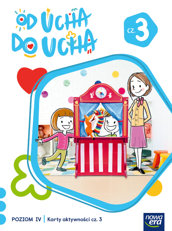 Książka - Od ucha do ucha. 6-latki. Poziom 4. Część 3. Karty aktywności