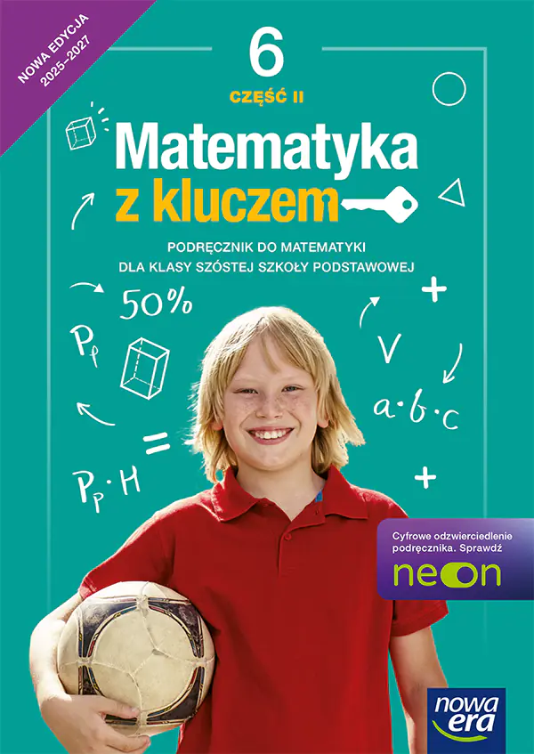 Książka - Matematyka z kluczem NEON. Klasa 6. Część 2. Podręcznik