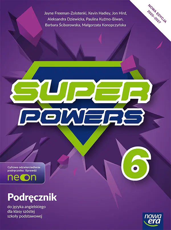 Książka - Super Powers NEON. Klasa 6. Podręcznik