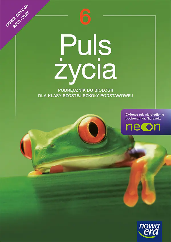 Książka - Puls życia NEON. Biologia. Szkoła podstawowa. Klasa 6. Podręcznik