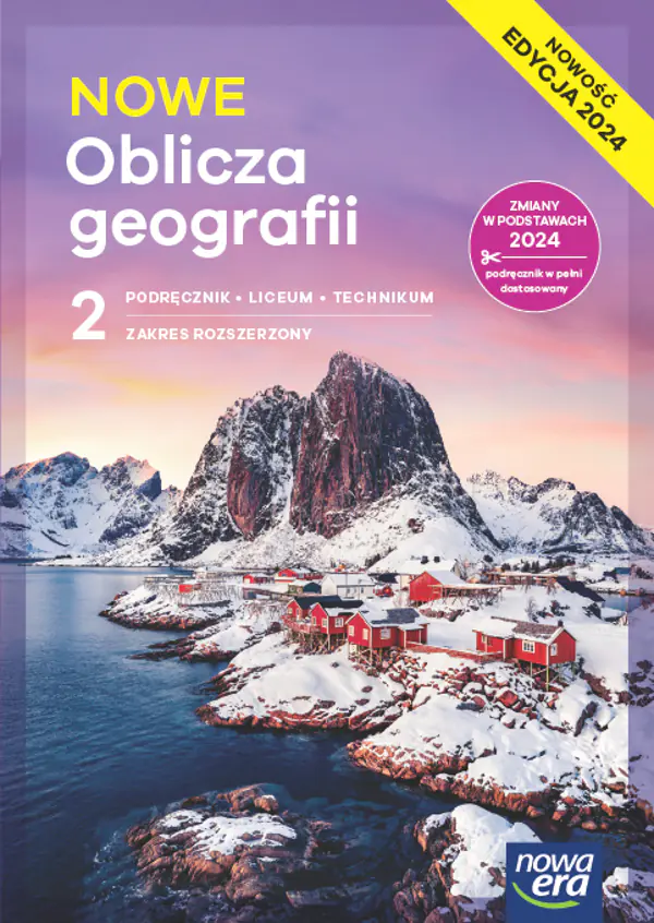 Książka - NOWE Oblicza geografii 2. Podręcznik. Liceum i technikum. Zakres rozszerzony. Edycja 2024