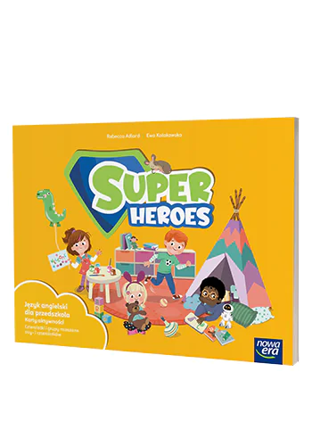 Książka - Super Heroes. Język angielski. Wychowanie przedszkolne 3/4-latki. Karty aktywności.