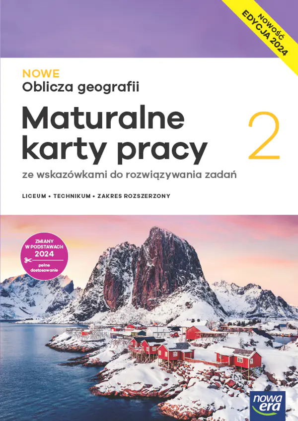 Książka - NOWE Oblicza geografii 2. Maturalne karty pracy. Zakres rozszerzony. Edycja 2024
