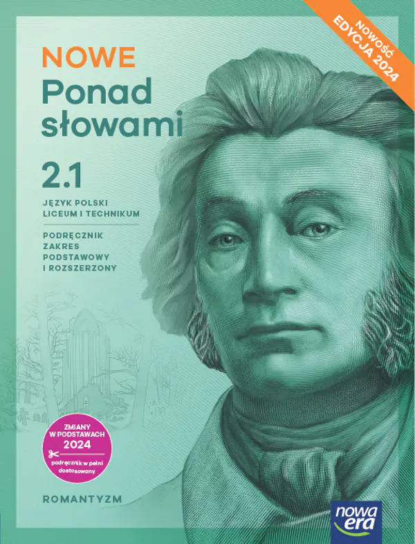 Książka - NOWE Ponad słowami 2. Część 1. Podręcznik. Liceum i technikum. Zakres podstawowy i rozszerzony. Edycja 2024