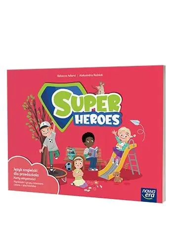 Książka - Super Heroes. Język angielski. Wychowanie przedszkolne 4/5-latki. Karty aktywności.