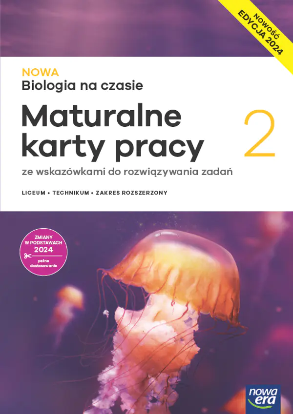 Książka - NOWA Biologia na czasie 2. Maturalne Karty Pracy. Liceum i technikum. Zakres rozszerzony