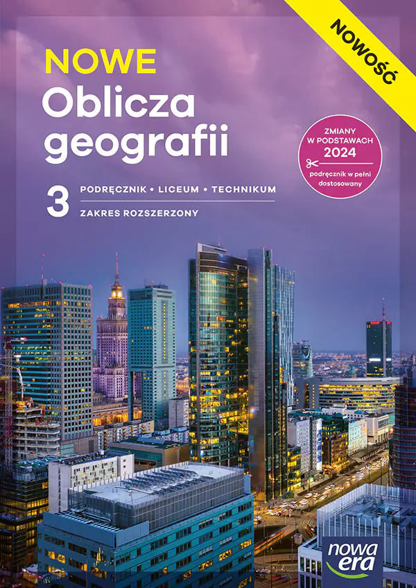 Książka - NOWE Oblicza geografii 3. Podręcznik dla liceum ogólnokształcącego i technikum. Zakres rozszerzony. Edycja 2026