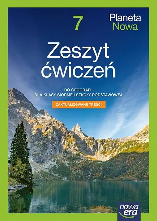 Książka - Planeta Nowa 7. Zeszyt ćwiczeń do geografii dla klasy siódmej szkoły podstawowej. Nowa edycja 2026-2028