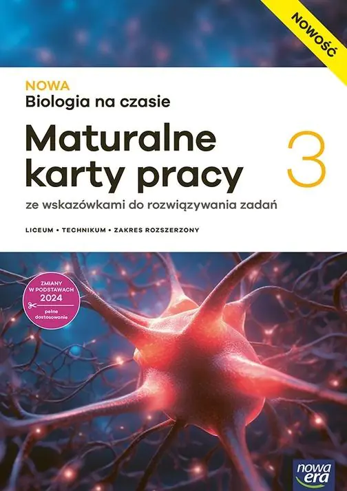 Książka - NOWE Biologia na czasie 3. Maturalne karty pracy dla liceum ogólnokształcącego i technikum. Zakres rozszerzony
