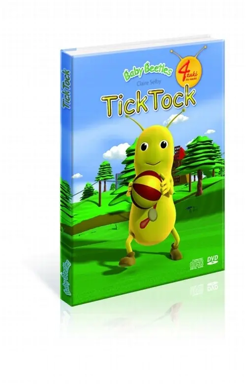 Książka - Baby Beetles. Tick Tock (ksiażka + CD + DVD)