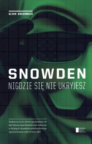 Książka - Snowden nigdzie sie nie ukryjesz