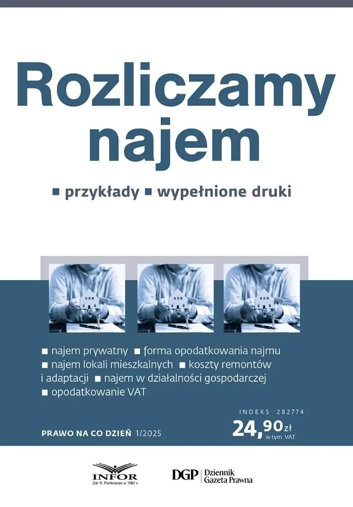 Książka - Rozliczamy najem. Prawo na co dzień 1/2025