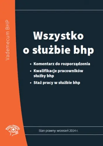 Książka - Wszystko o służbie BHP