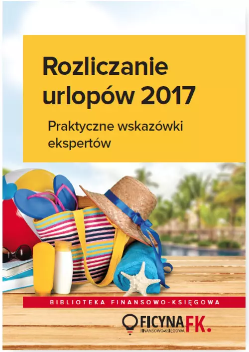 Książka - Rozliczenia urlopów 2017