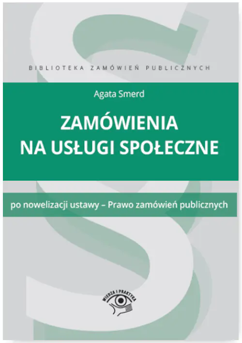 Książka - Zamówienia na usługi społeczne