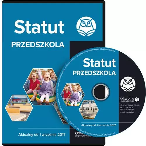 Książka - Statut przedszkola Aktualny od 1 września 2017