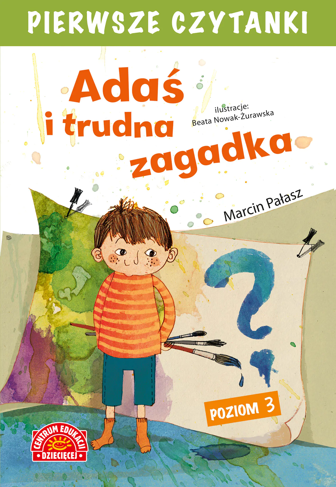Książka - Pierwsze czytanki. Adaś i trudna zagadka