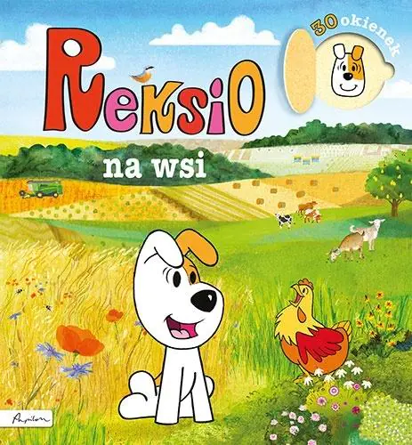 Książka - Reksio na wsi. Książka z okienkami