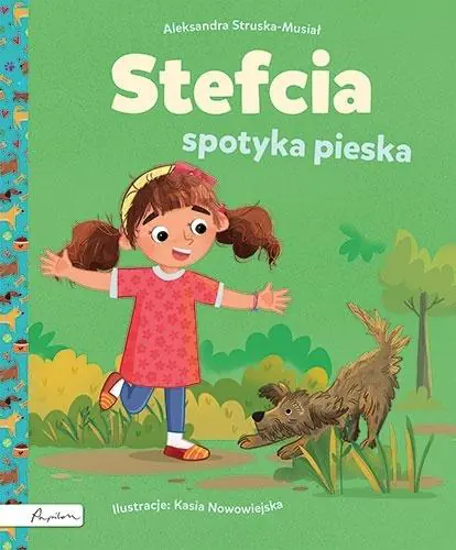 Książka - Stefcia spotyka pieska