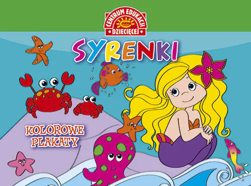 Książka - Syrenki. Kolorowe plakaty
