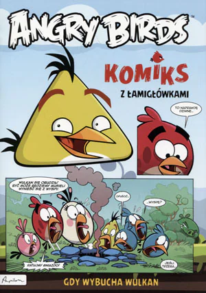 Książka - Angry birds. Komiks. Gdy wybucha wulkan