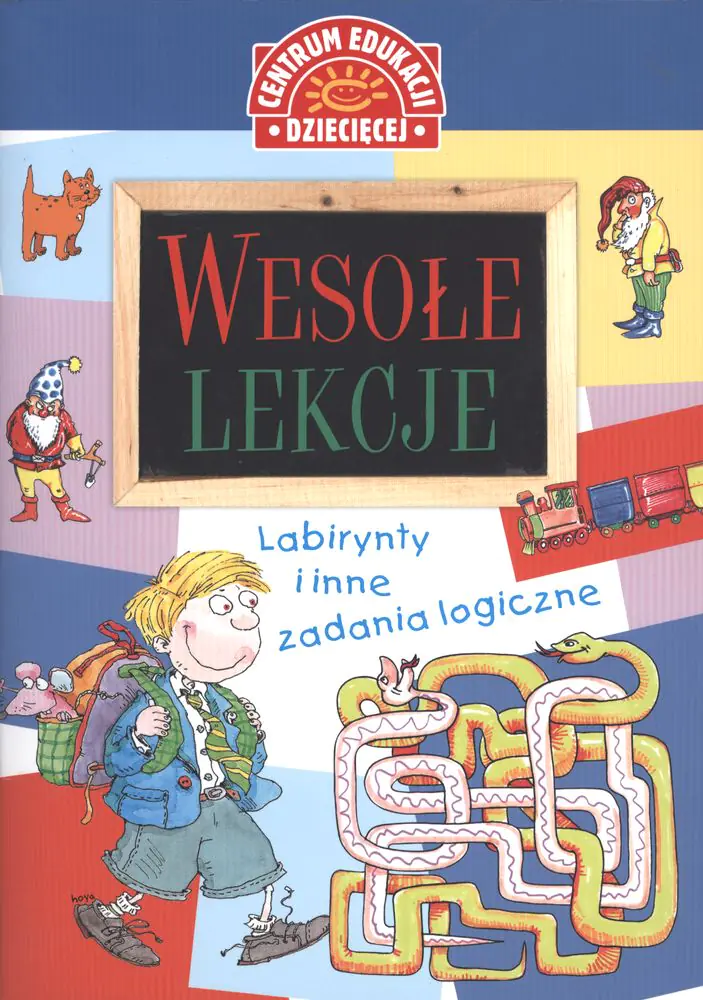 Książka - Wesołe lekcje. Labirynty i inne zadania logiczne