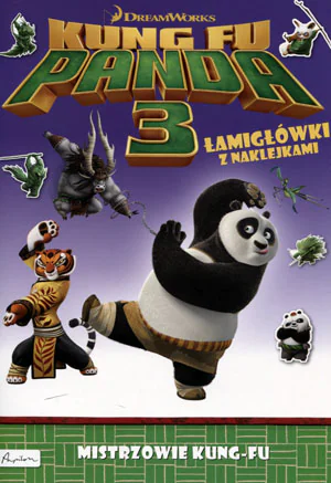 Książka - Dream Works. Kung Fu Panda 3. Zajęcia z mistrzami kung-fu. Łamigłówki z naklejkami