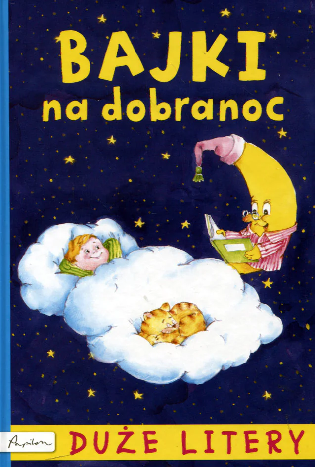 Książka - Bajki na dobranoc. Duże litery