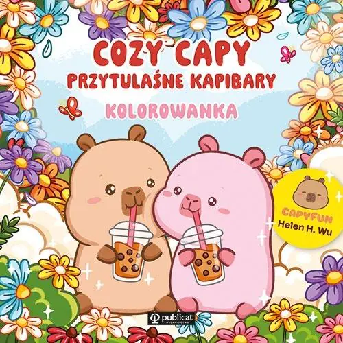 Książka - Cozy Capy. Przytulaśne kapibary. Kolorowanka