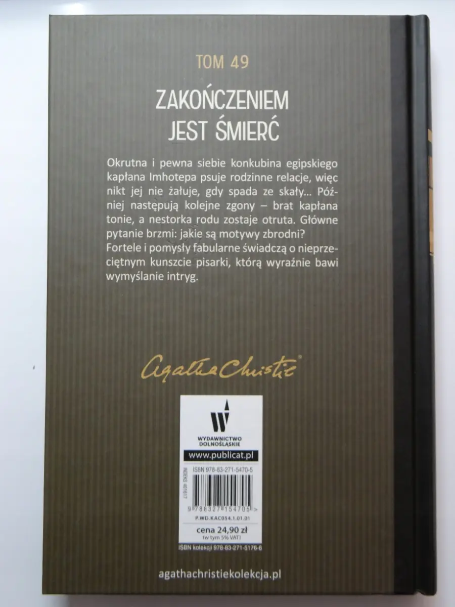 Książka - Zakończeniem jest śmierć