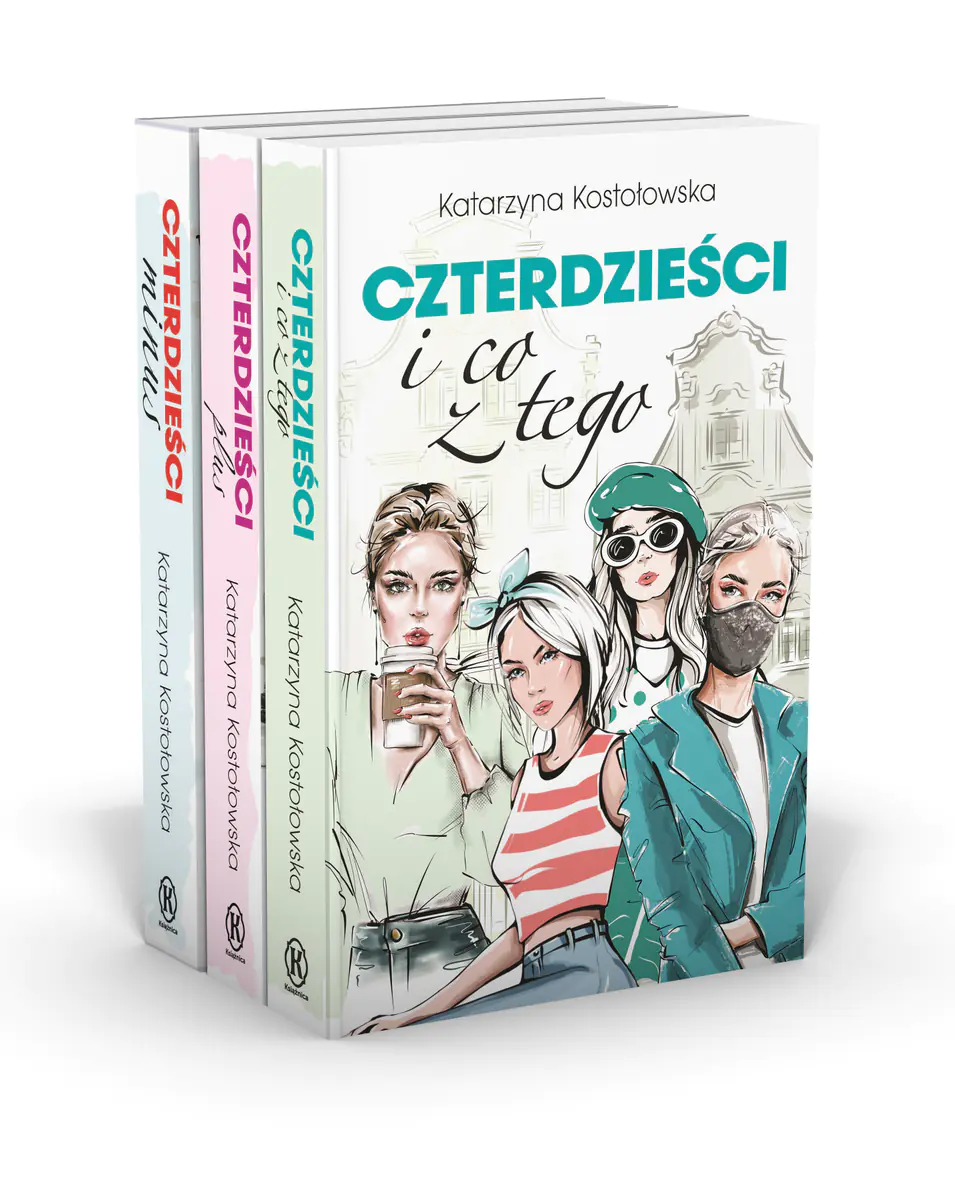 Książka - Pakiet: Czterdzieści plus / Czterdzieści minus / Czterdzieści i co z tego