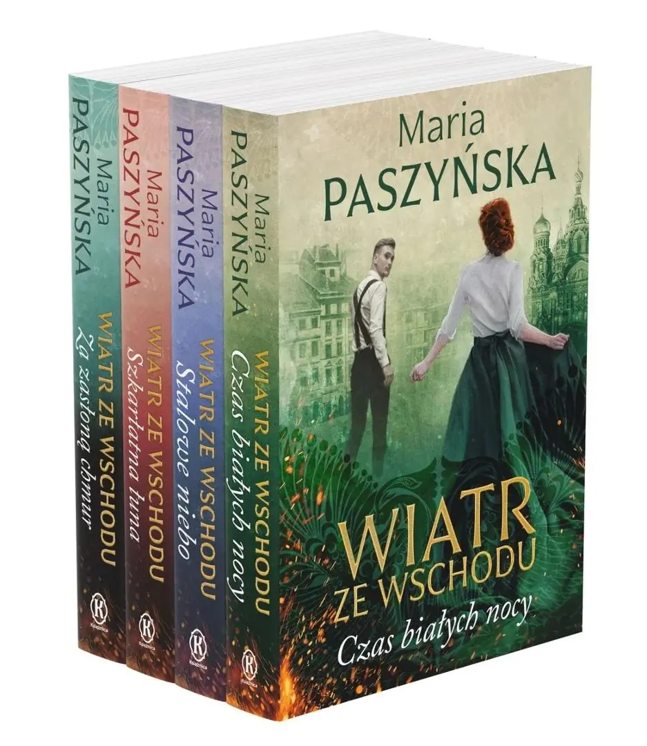 Książka - Pakiet: Wiatr ze wschodu. Czas białych nocy, Stalowe niebo, Szkarłatna łuna, Za zasłoną chmur. Tom 1