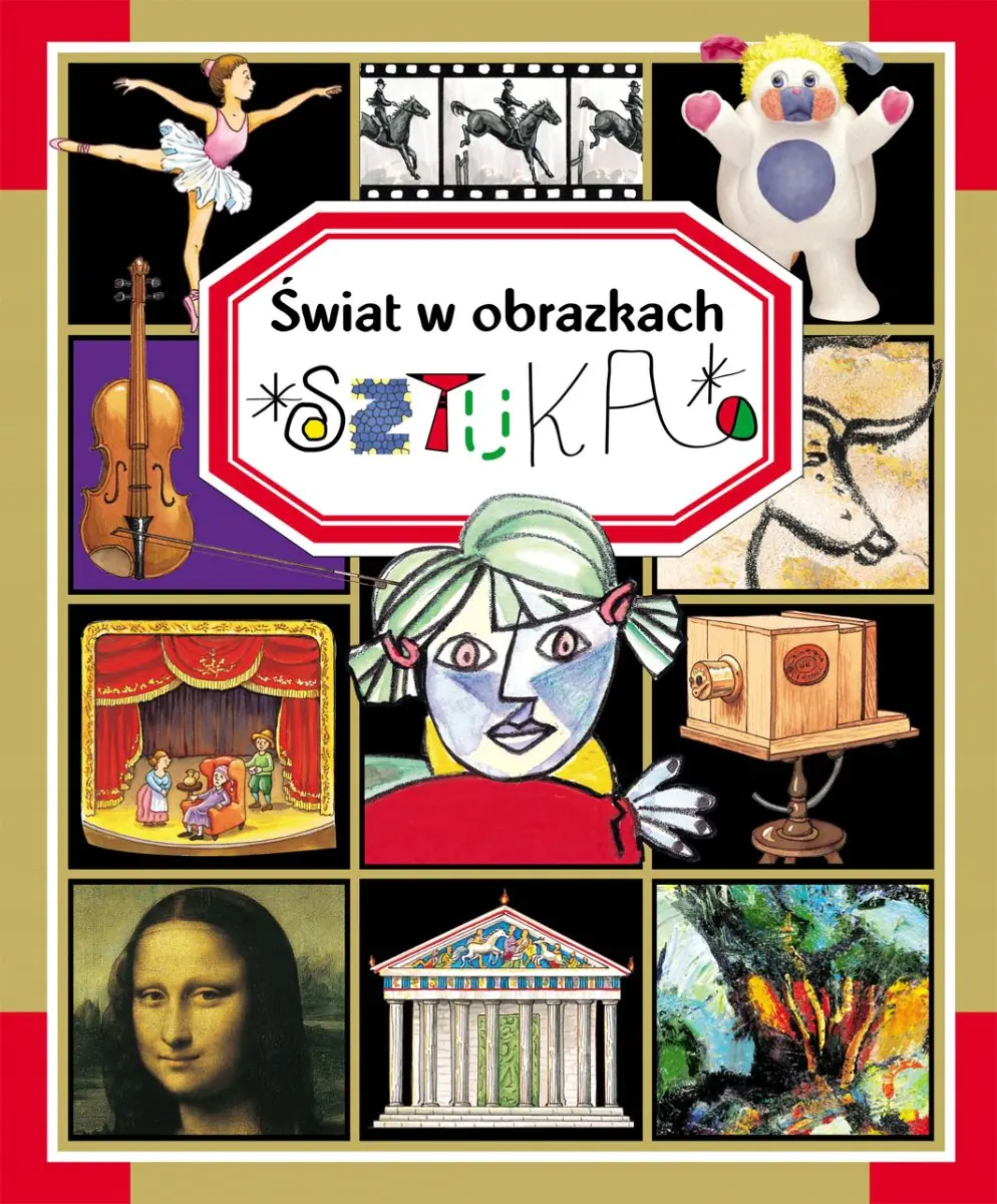 Książka - Świat w obrazkach - Sztuka