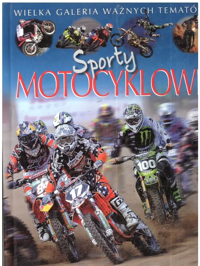 Książka - Wielka galeria ważnych tematów. Sporty motocyklowe