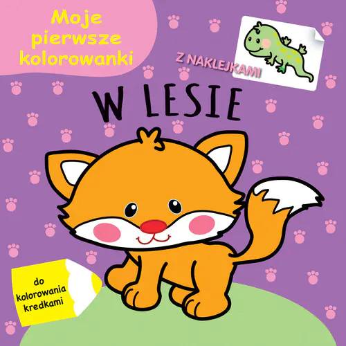 Książka - Moje pierwsze kolorowanki. W lesie
