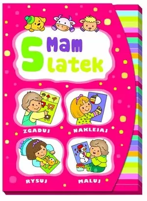 Książka - Mam 5 latek. Zgaduj, naklejaj, rysuj, maluj