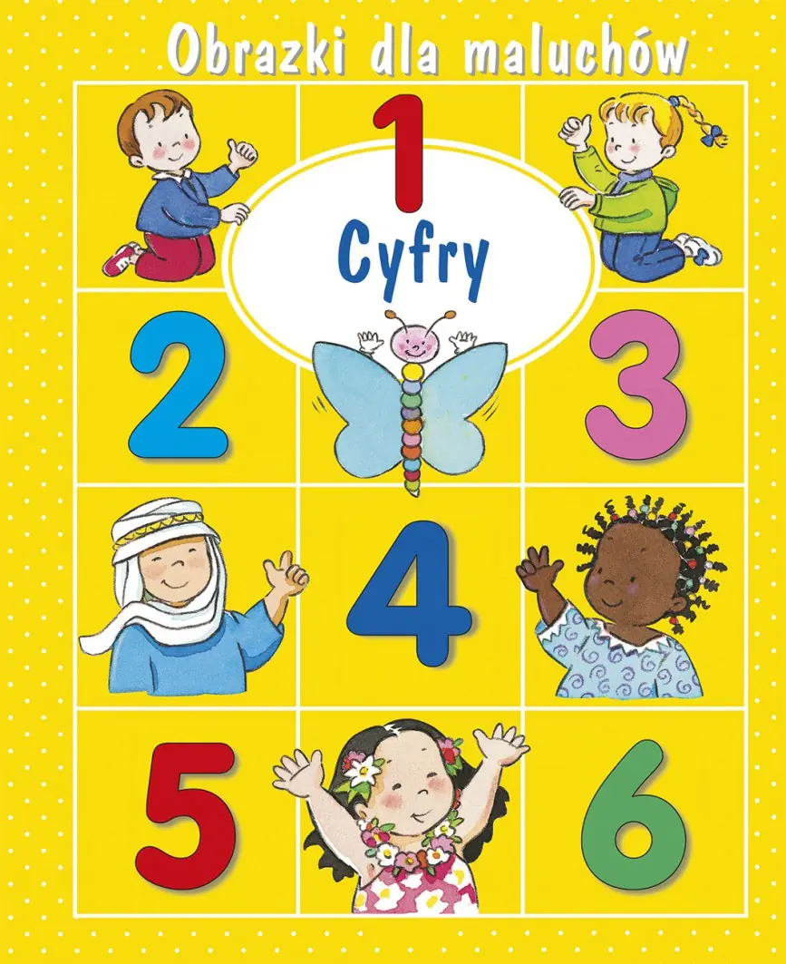 Książka - Obrazki dla maluchów. Cyfry