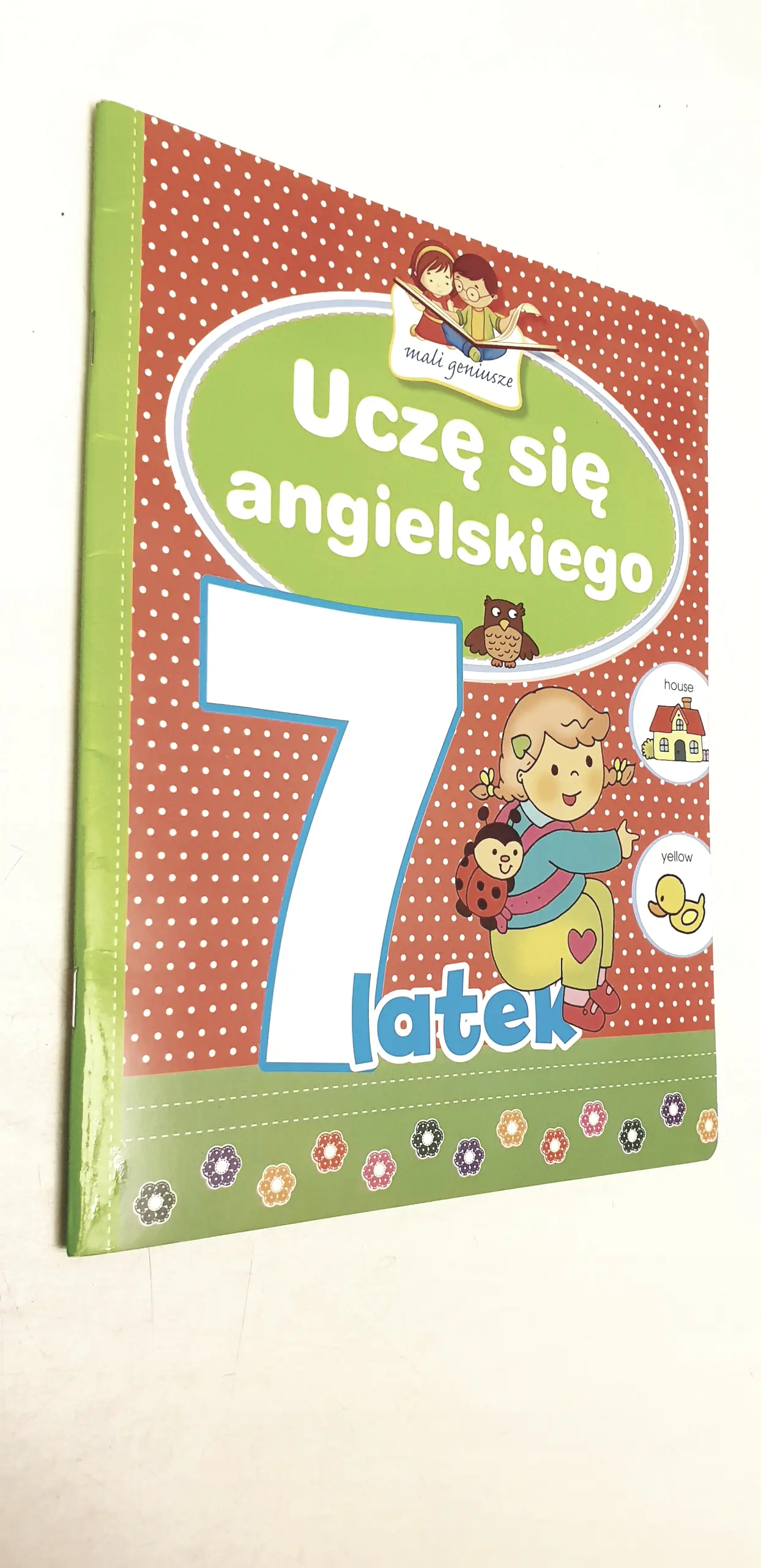 Książka - Mali geniusze - Uczę się angielskiego 7-latka