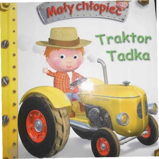Książka - Traktor Tadka seria Mały chłopiec Emilie Beaumont