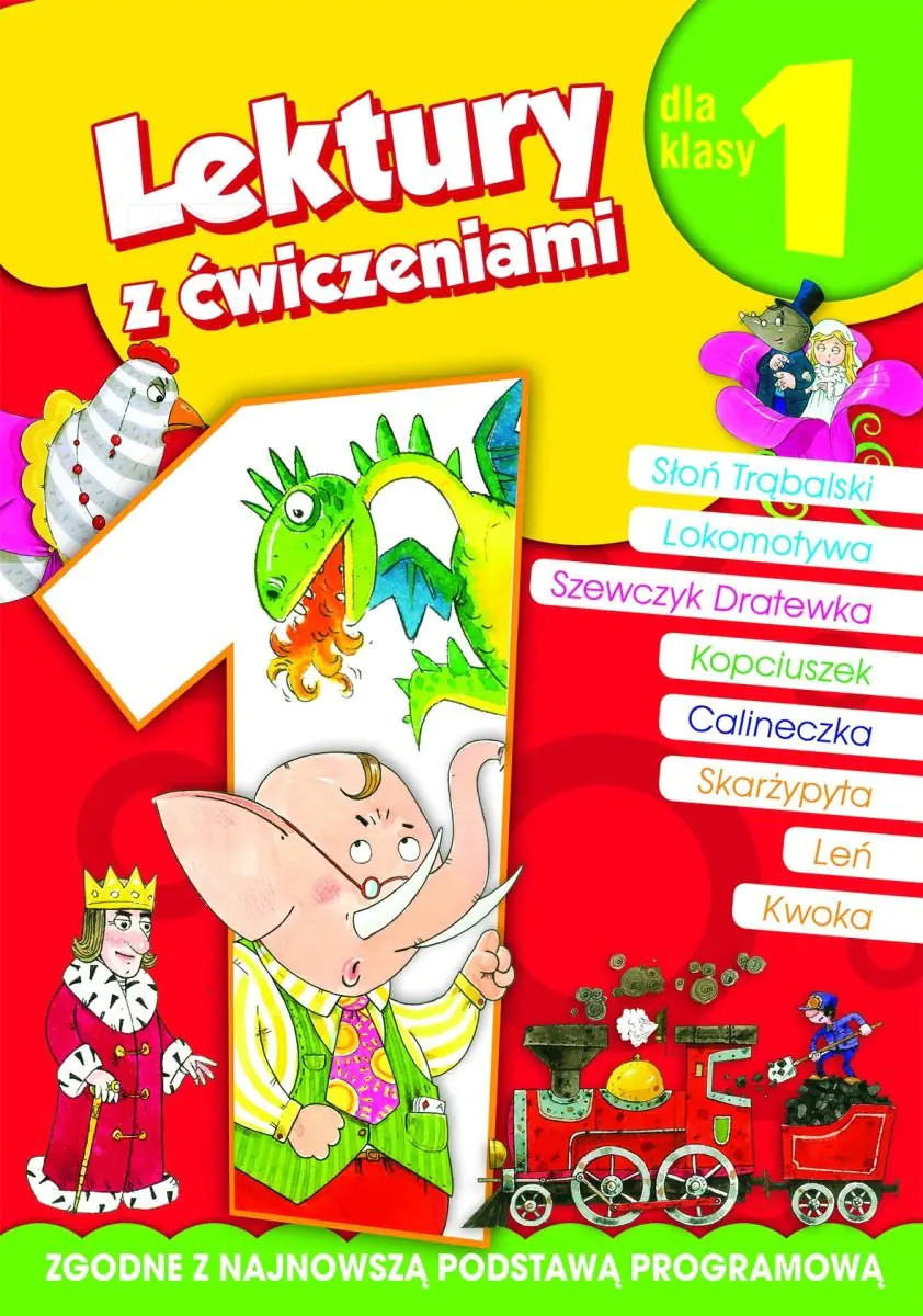 Książka - Lektury dla klasy 1 z ćwiczeniami