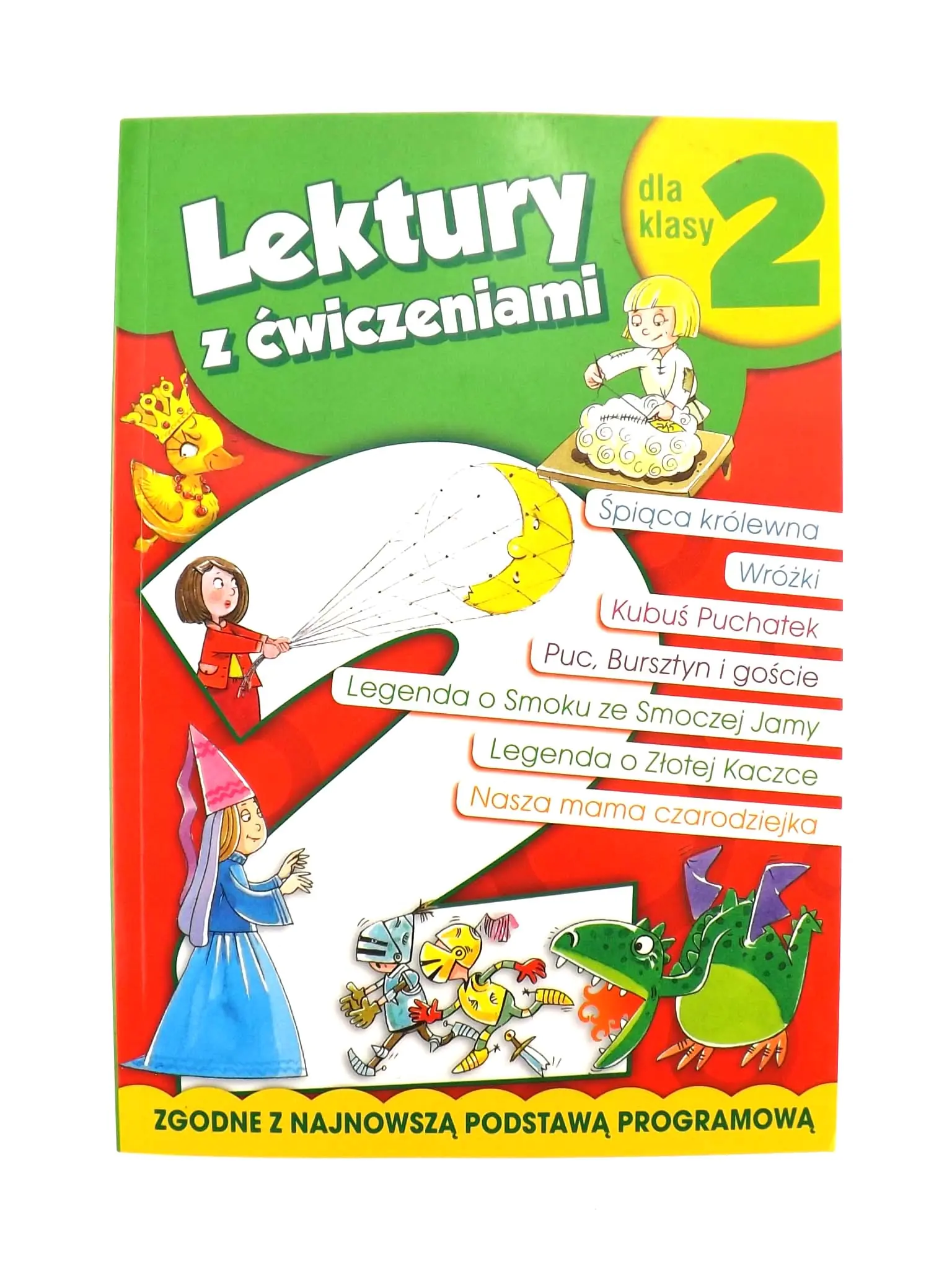 Książka - Lektury dla klasy 2 z ćwiczeniami