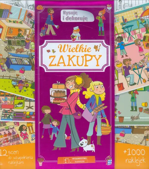 Książka - Rysuję i dekoruję. Wielkie zakupy