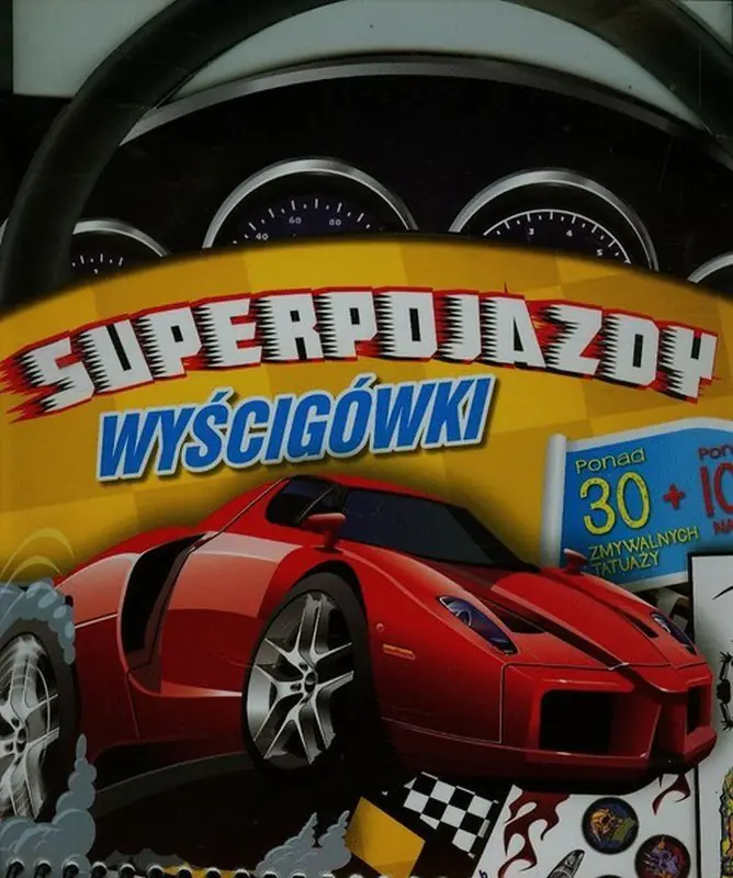 Książka - Superpojazdy. Wyścigówki