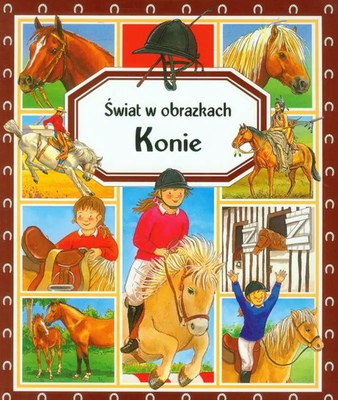 Książka - Konie. Świat w obrazkach - Emilie Beaumont - 