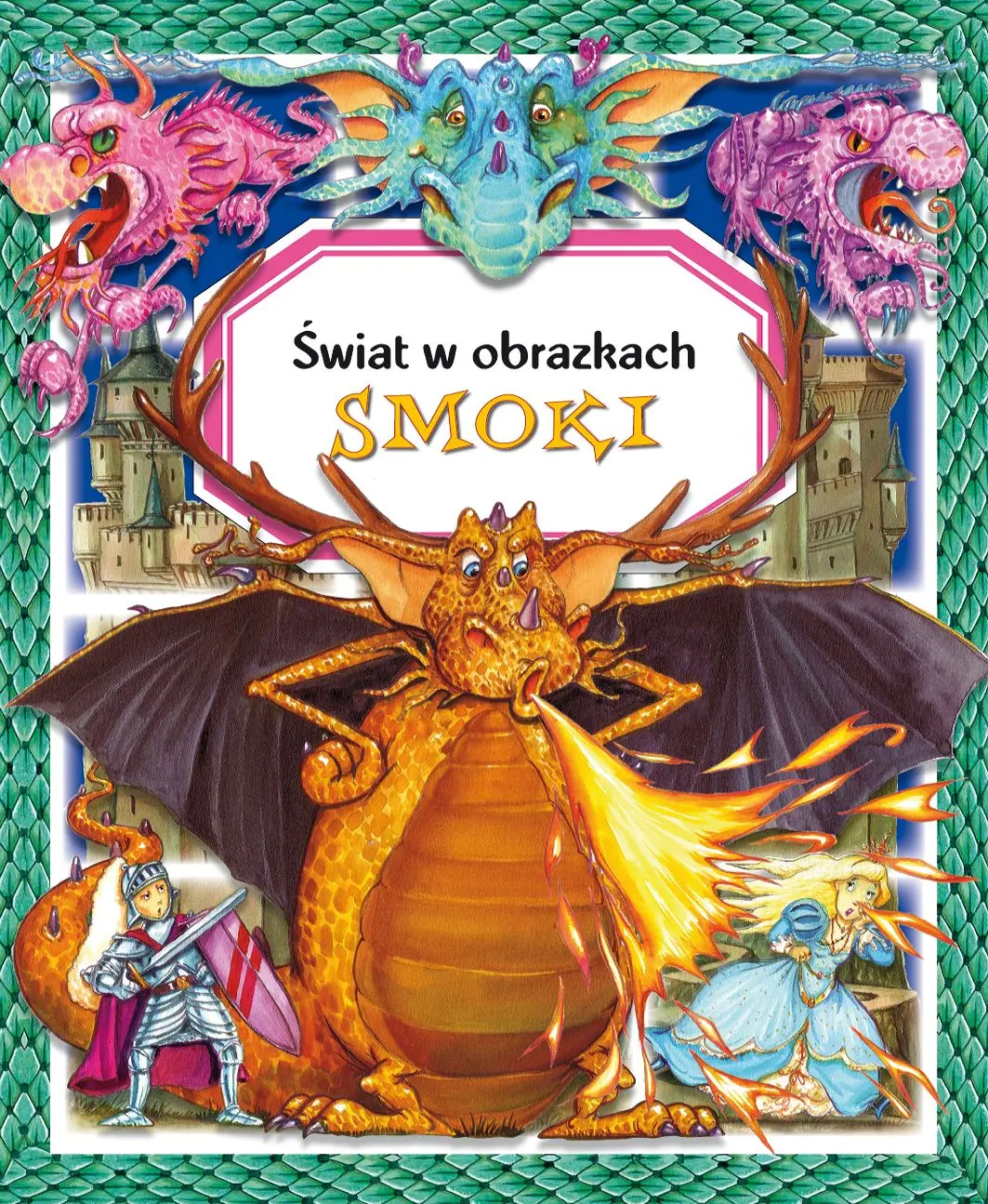 Książka - Świat w obrazkach - Smoki w.2014 BR