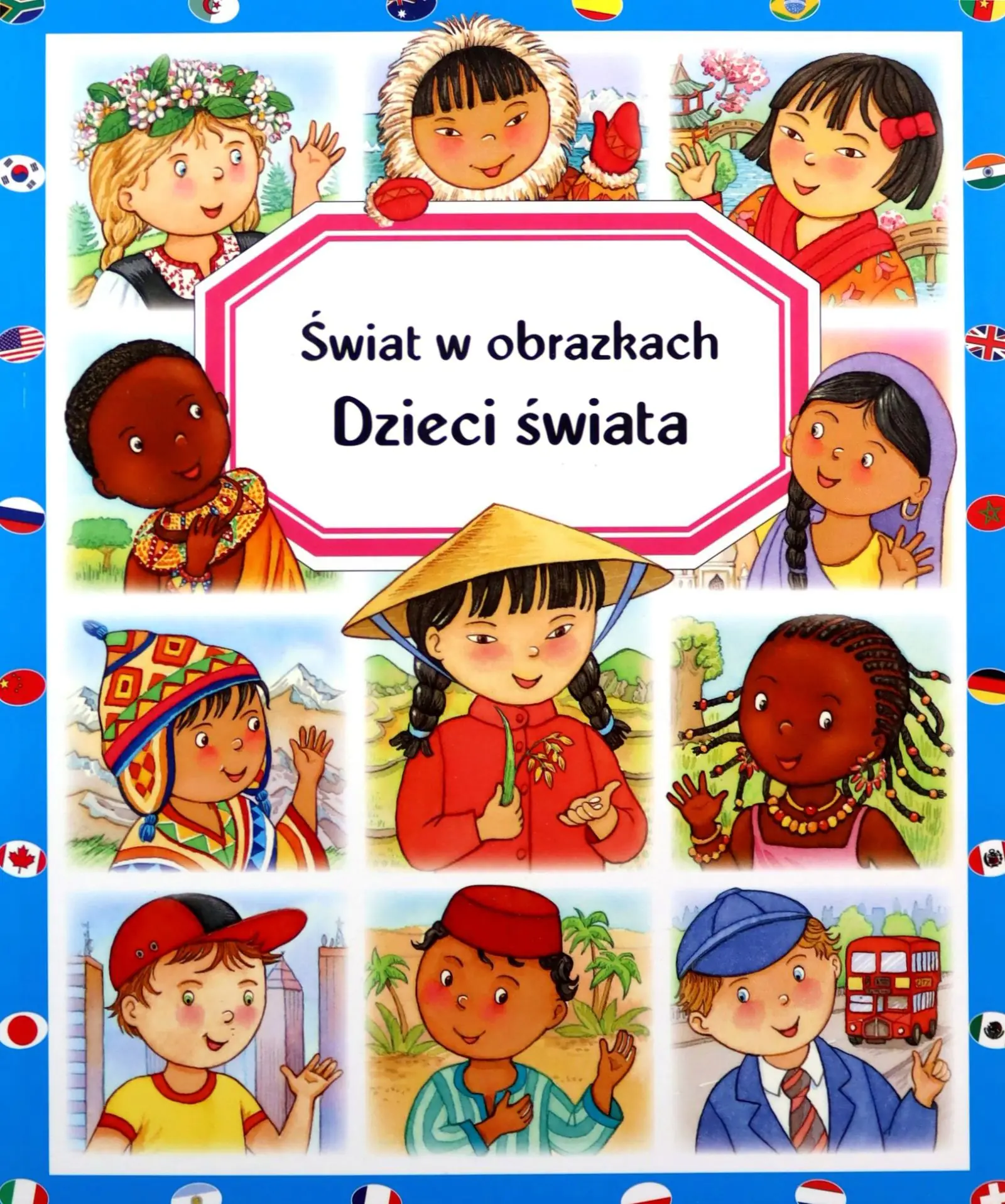 Książka - Świat w obrazkach - Dzieci świata